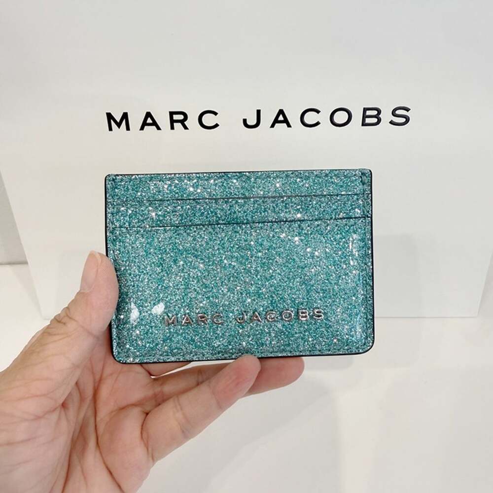 New‼️MARC JACOBS 4R6SMP006S02 Card Case $98 Sky Blue